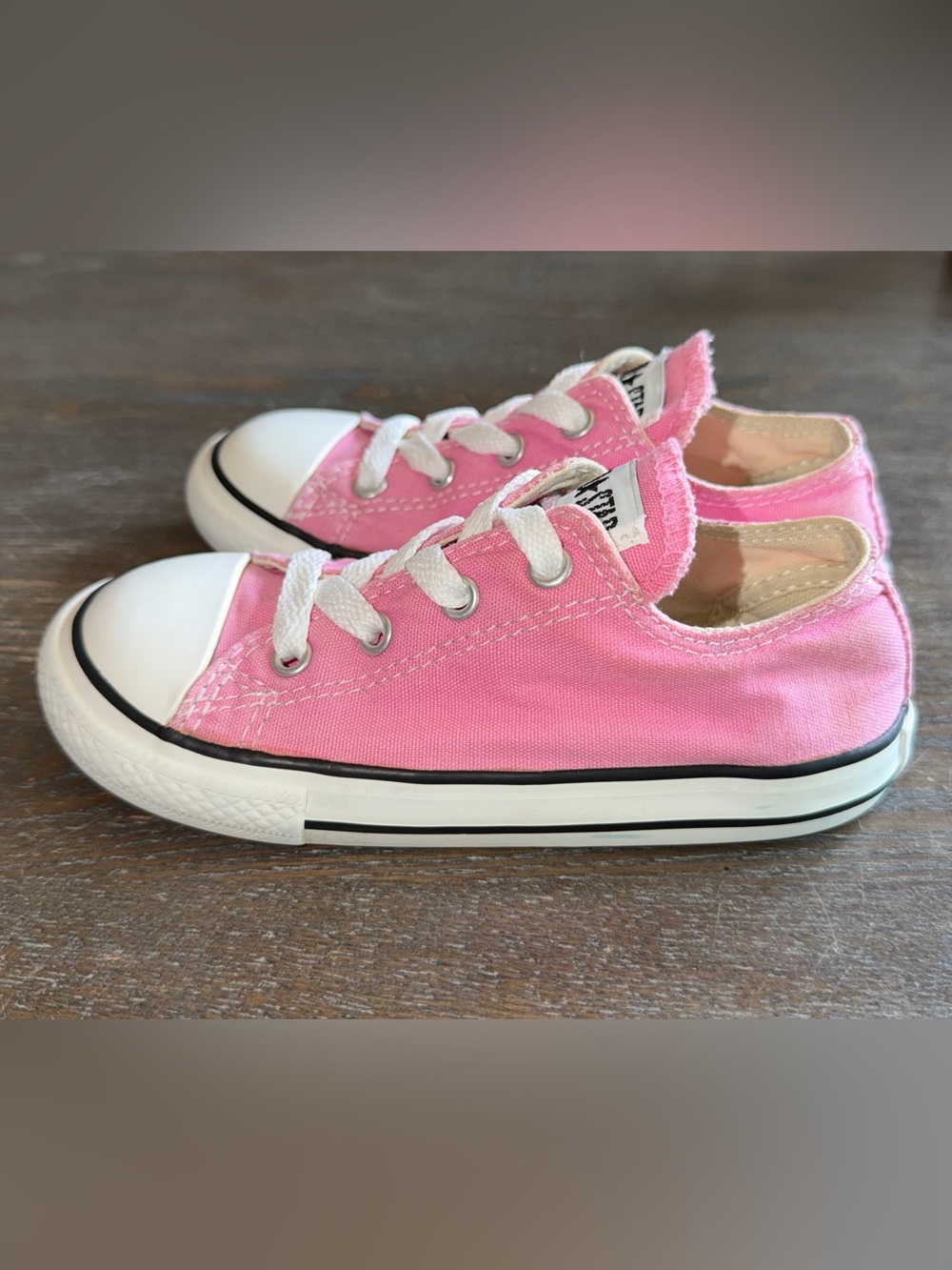 Pink Converse All Star Chuck Taylor Low Top Sneakers size 9 - Picture 5 of 10